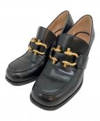 BOTTEGA VENETAボッテガベネタ）の古着「ムッシュローファーパンプス」｜ブラック