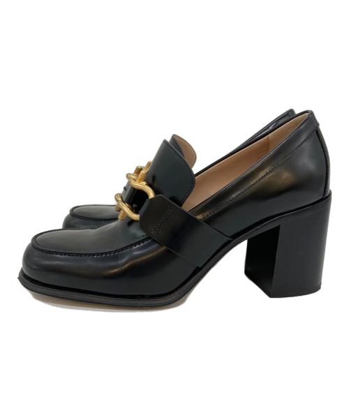 BOTTEGA VENETA（ボッテガベネタ）BOTTEGA VENETA (ボッテガベネタ) ムッシュローファーパンプス ブラック サイズ:37の古着・服飾アイテム