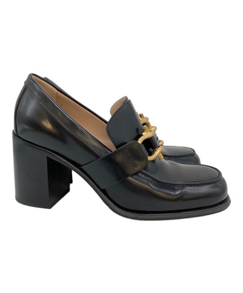 BOTTEGA VENETA（ボッテガベネタ）BOTTEGA VENETA (ボッテガベネタ) ムッシュローファーパンプス ブラック サイズ:37の古着・服飾アイテム