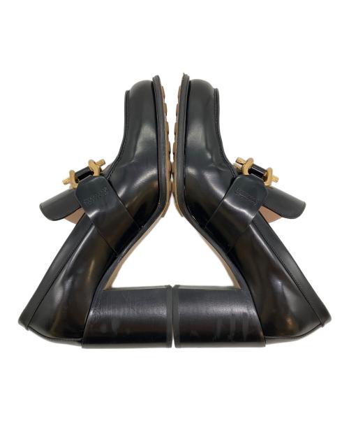 BOTTEGA VENETA（ボッテガベネタ）BOTTEGA VENETA (ボッテガベネタ) ムッシュローファーパンプス ブラック サイズ:37の古着・服飾アイテム