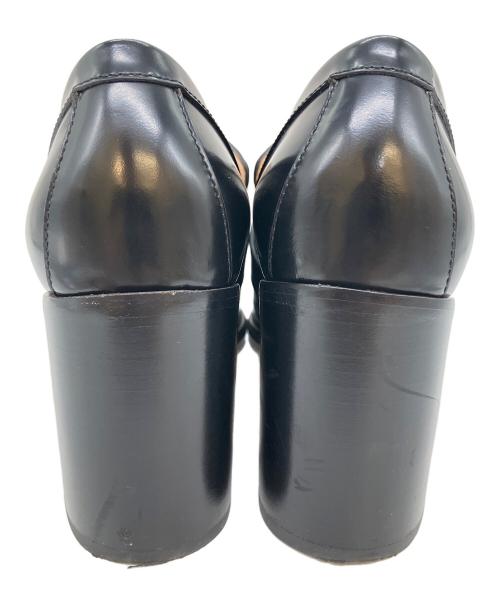 BOTTEGA VENETA（ボッテガベネタ）BOTTEGA VENETA (ボッテガベネタ) ムッシュローファーパンプス ブラック サイズ:37の古着・服飾アイテム