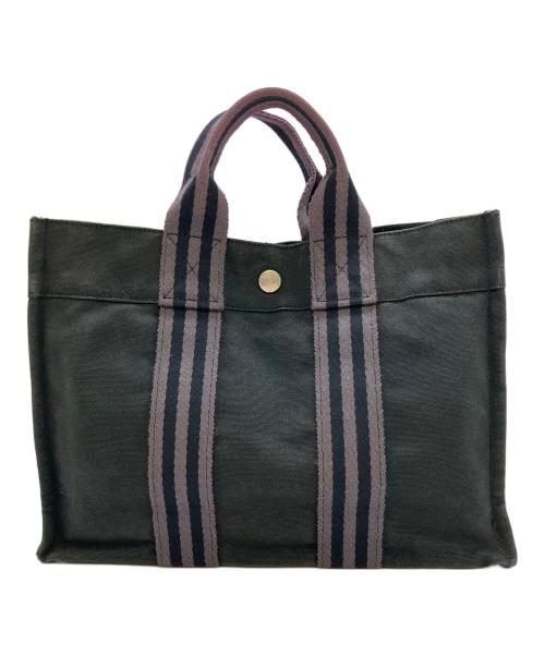 HERMES（エルメス）HERMES (エルメス) フールトゥPM　トートバッグ ブラックの古着・服飾アイテム