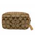 COACH (コーチ) コスメポーチ ベージュ：5000円