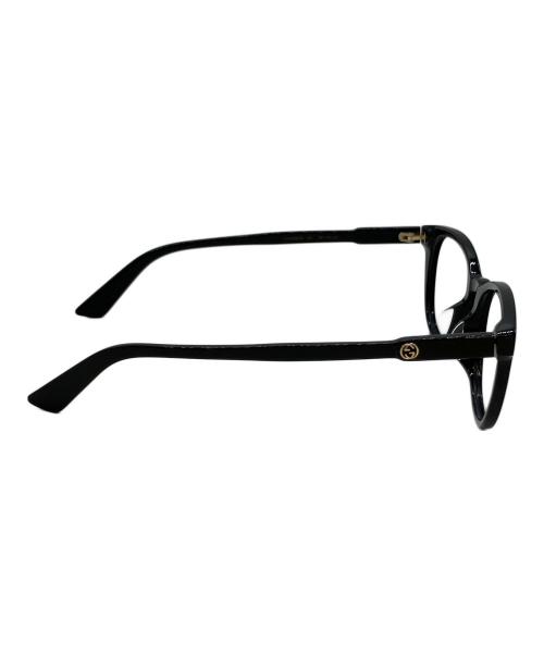 GUCCI（グッチ）GUCCI (グッチ) 眼鏡 ブラック サイズ:52□18-145の古着・服飾アイテム
