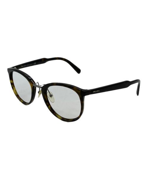 PRADA（プラダ）PRADA (プラダ) 眼鏡 ブラウン サイズ:52□22 145の古着・服飾アイテム