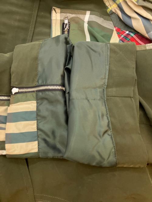GRAPHISTE MAN.G（グラフィスト マンジー）GRAPHISTE MAN.G (グラフィスト マンジー) トレンチコート グリーン サイズ:SIZE Freeの古着・服飾アイテム