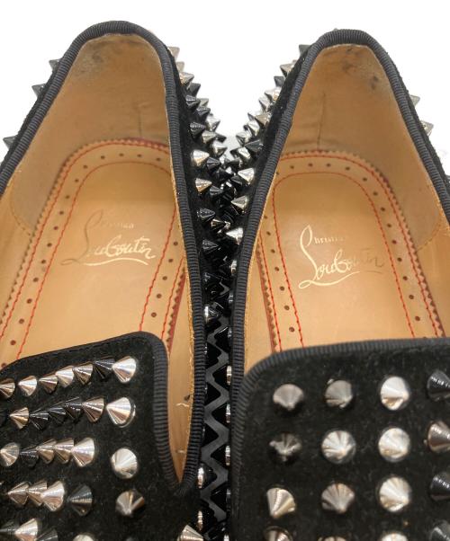 Christian Louboutin（クリスチャン・ルブタン）Christian Louboutin (クリスチャン・ルブタン) ROLLERBOY SPIKES ブラック サイズ:SIZE 40の古着・服飾アイテム