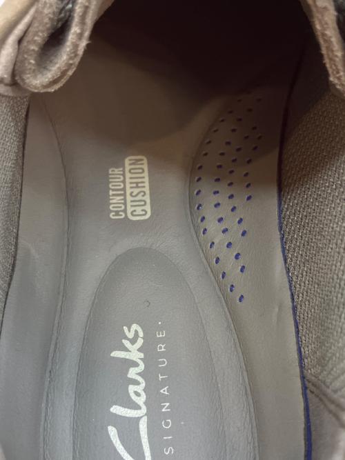 CLARKS（クラークス）CLARKS (クラークス) Torhill Lo モカシンシューズ グリーン×ベージュ サイズ:SIZE 24.5cmの古着・服飾アイテム