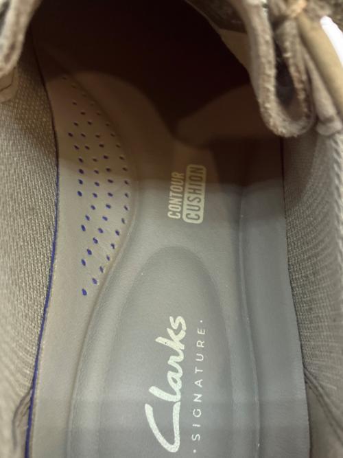 CLARKS（クラークス）CLARKS (クラークス) Torhill Lo モカシンシューズ グリーン×ベージュ サイズ:SIZE 24.5cmの古着・服飾アイテム