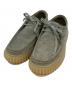 CLARKS（クラークス）の古着「Torhill Lo モカシンシューズ」｜グリーン×ベージュ