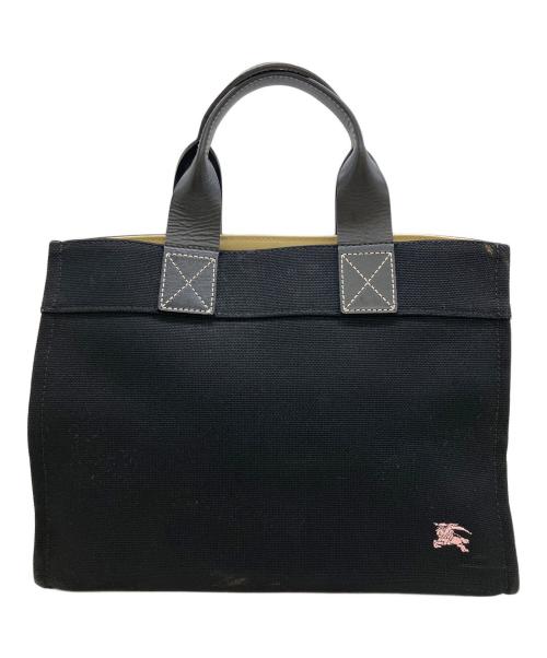 BURBERRY BLUE LABEL（バーバリー ブルー レーベル）BURBERRY BLUE LABEL (バーバリー ブルー レーベル) トートバッグ ブラックの古着・服飾アイテム
