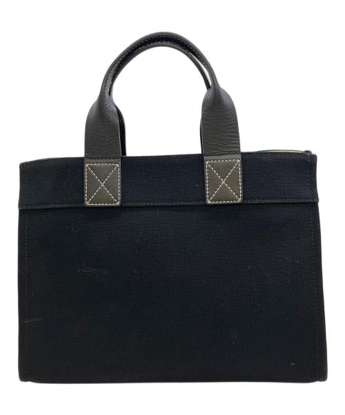BURBERRY BLUE LABEL（バーバリー ブルー レーベル）BURBERRY BLUE LABEL (バーバリー ブルー レーベル) トートバッグ ブラックの古着・服飾アイテム