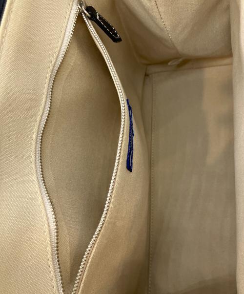 BURBERRY BLUE LABEL（バーバリー ブルー レーベル）BURBERRY BLUE LABEL (バーバリー ブルー レーベル) トートバッグ ブラックの古着・服飾アイテム