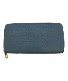 LOEWE（ロエベ）の古着「リピートアナグラム　長財布」｜スカイブルー