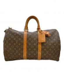 LOUIS VUITTON（ルイ ヴィトン）の古着「モノグラム　キーポル45」｜ブラウン