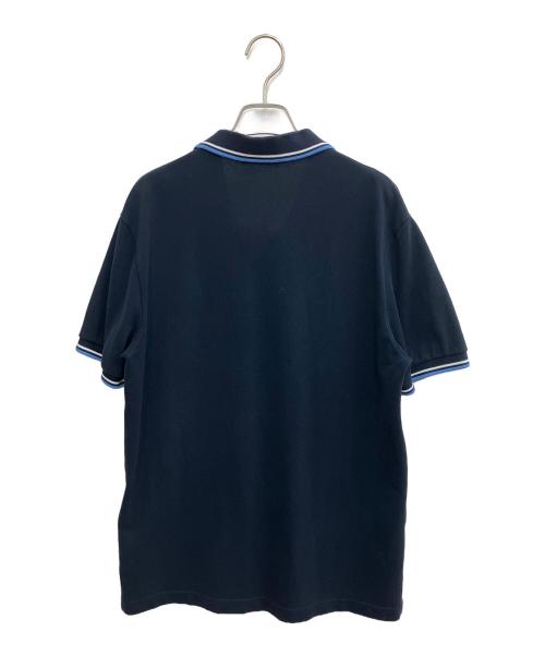 PRADA（プラダ）PRADA (プラダ) ポロシャツ ネイビー サイズ:SIZE XLの古着・服飾アイテム