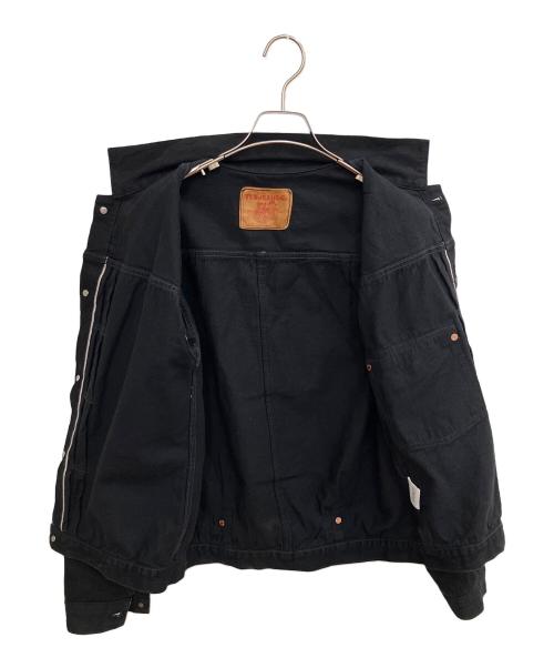 TCB jeans（ティーシービー ジーンズ）TCB jeans (ティーシービー ジーンズ) デニムジャケット ブラック サイズ:SIZE 40の古着・服飾アイテム