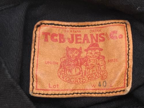 TCB jeans（ティーシービー ジーンズ）TCB jeans (ティーシービー ジーンズ) デニムジャケット ブラック サイズ:SIZE 40の古着・服飾アイテム