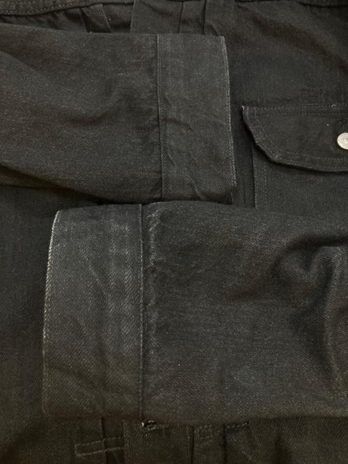 TCB jeans（ティーシービー ジーンズ）TCB jeans (ティーシービー ジーンズ) デニムジャケット ブラック サイズ:SIZE 40の古着・服飾アイテム