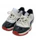 NIKE（ナイキ）の古着「AIR JORDAN 11 RETRO LOW WHITE/UNIVERSITY RED/BLACK スニーカー」｜ホワイト×ブラック×レッド