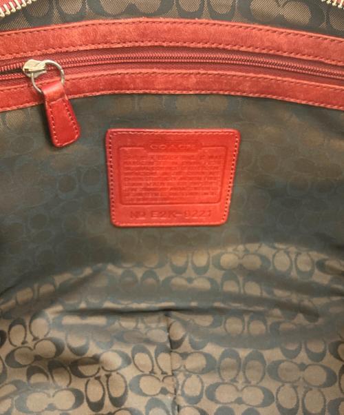 COACH（コーチ）COACH (コーチ) OLD COACH　ワンショルダーバッグ レッドの古着・服飾アイテム