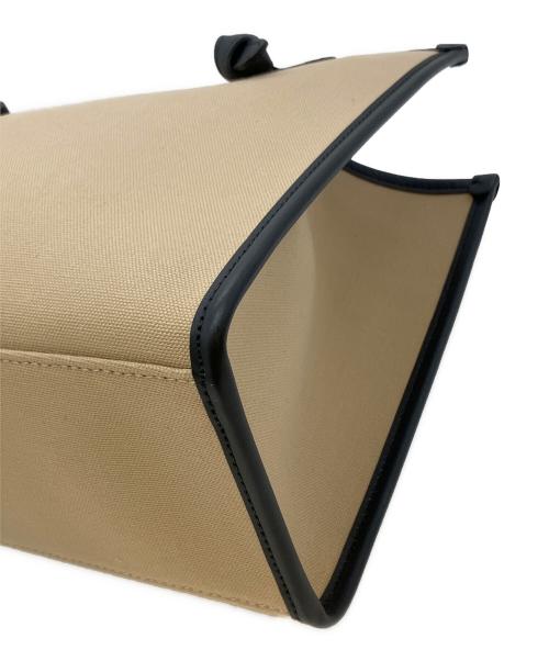 GIANNI CHIARINI（ジャンニ キアリーニ）GIANNI CHIARINI (ジャンニ キアリーニ) トートバッグ ベージュ×ブラックの古着・服飾アイテム