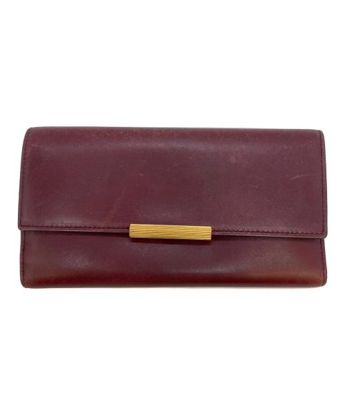 BOTTEGA VENETA（ボッテガベネタ）BOTTEGA VENETA (ボッテガベネタ) 長財布 レッドの古着・服飾アイテム