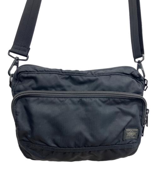PORTER（ポーター）PORTER (ポーター) FLASH SHOULDER BAG ショルダーバッグ ブラックの古着・服飾アイテム