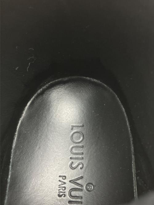 LOUIS VUITTON（ルイ ヴィトン）LOUIS VUITTON (ルイ ヴィトン) モノグラム MILLENIUM WEDGE　ハイカットスニーカー ブラック サイズ:SIZE 38 1/2の古着・服飾アイテム