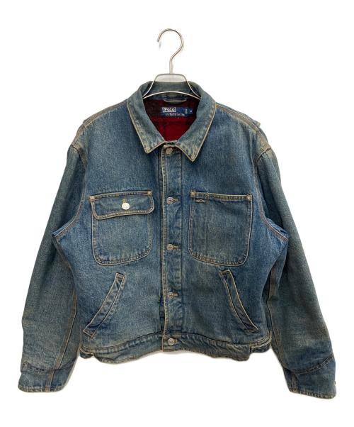 POLO RALPH LAUREN（ポロ・ラルフローレン）POLO RALPH LAUREN (ポロ・ラルフローレン) デニムジャケット インディゴ サイズ:SIZE Mの古着・服飾アイテム