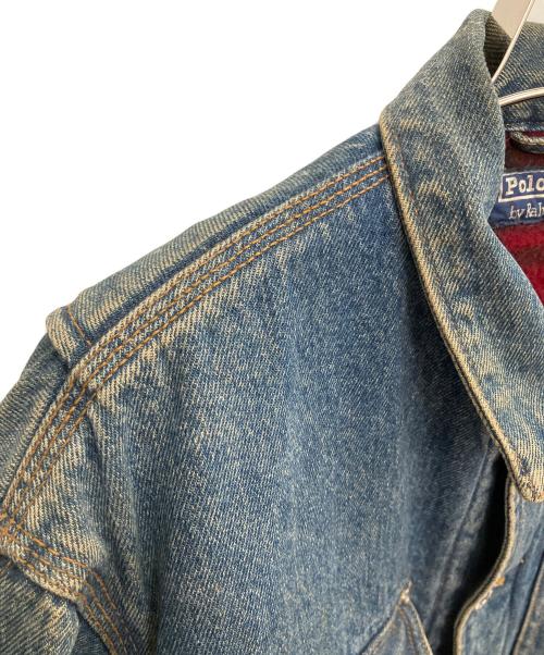 POLO RALPH LAUREN（ポロ・ラルフローレン）POLO RALPH LAUREN (ポロ・ラルフローレン) デニムジャケット インディゴ サイズ:SIZE Mの古着・服飾アイテム