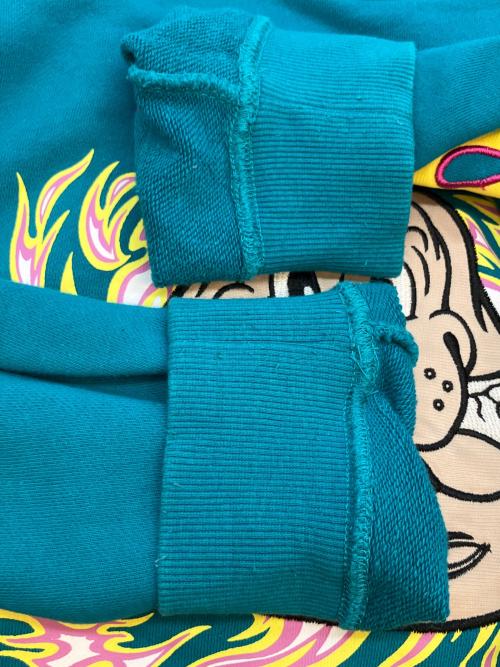 GALFY（ガルフィー）GALFY (ガルフィー) チャラ男パーカー EMERALD グリーン サイズ:SIZE 大型犬（XL）の古着・服飾アイテム