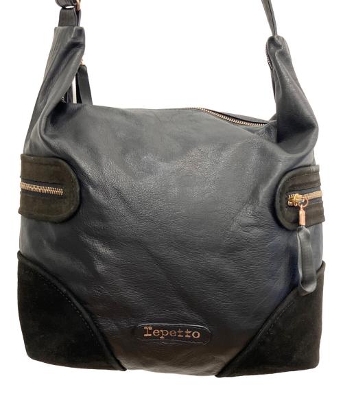 repetto（レペット）Repetto (レペット) ワンショルダーバッグ ブラックの古着・服飾アイテム