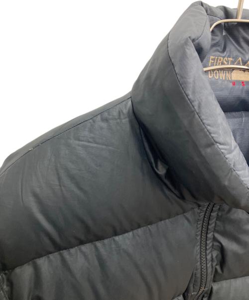 FIRST DOWN（ファーストダウン）FIRST DOWN (ファーストダウン) リバーシブルダウンジャケット ブラック サイズ:SIZE Lの古着・服飾アイテム