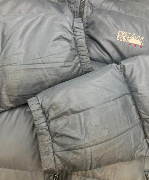 FIRST DOWN（ファーストダウン）FIRST DOWN (ファーストダウン) リバーシブルダウンジャケット ブラック サイズ:SIZE Lの古着・服飾アイテム