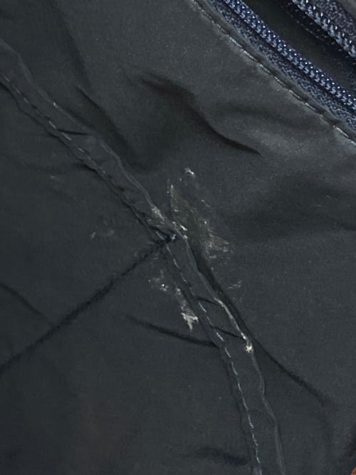 POLO RALPH LAUREN（ポロ・ラルフローレン）POLO RALPH LAUREN (ポロ・ラルフローレン) キルティング2WAYトートバッグ ネイビー×ブラウンの古着・服飾アイテム