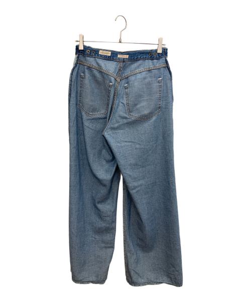 LEVI'S（リーバイス）LEVI'S (リーバイス) CINCH WIDE LEG ジーンズ ミディアムインディゴ スカイブルー サイズ:SIZE 68.5cm (W27)の古着・服飾アイテム
