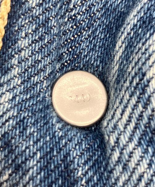 LEVI'S（リーバイス）LEVI'S (リーバイス) CINCH WIDE LEG ジーンズ ミディアムインディゴ スカイブルー サイズ:SIZE 68.5cm (W27)の古着・服飾アイテム