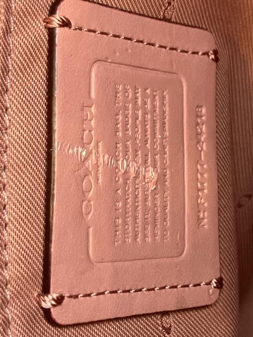 COACH（コーチ）COACH (コーチ) Bailey Carryall ハンドバッグ ピンクの古着・服飾アイテム