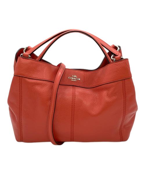 COACH（コーチ）COACH (コーチ) Small Lexy 2WAYショルダーバッグ レッドの古着・服飾アイテム