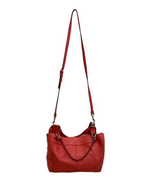 COACH（コーチ）COACH (コーチ) Small Lexy 2WAYショルダーバッグ レッドの古着・服飾アイテム