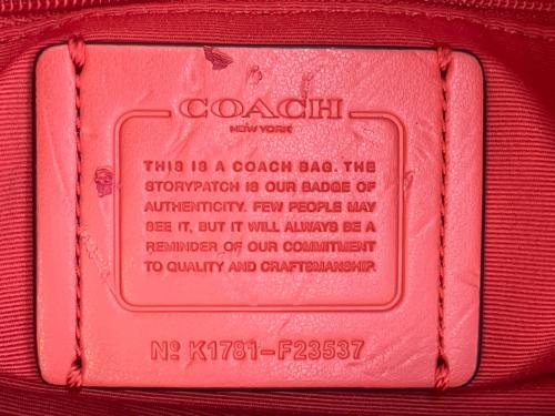COACH（コーチ）COACH (コーチ) Small Lexy 2WAYショルダーバッグ レッドの古着・服飾アイテム