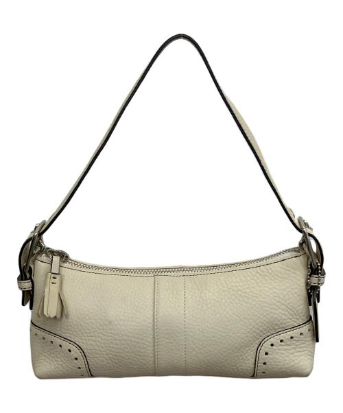 COACH（コーチ）COACH (コーチ) ミニワンショルダーバッグ ホワイトの古着・服飾アイテム