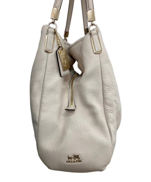 COACH（コーチ）COACH (コーチ) マディソン レザー スモール フィービー ホワイトの古着・服飾アイテム