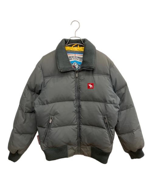 Abercrombie & Fitch（アバクロンビー アンド フィッチ）Abercrombie & Fitch (アバクロンビー アンド フィッチ) ダウンジャケット グレー サイズ:SIZE Lの古着・服飾アイテム