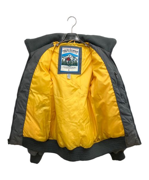 Abercrombie & Fitch（アバクロンビー アンド フィッチ）Abercrombie & Fitch (アバクロンビー アンド フィッチ) ダウンジャケット グレー サイズ:SIZE Lの古着・服飾アイテム