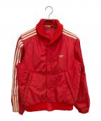 adidas×DESCENTEアディダス×デサント）の古着「ジャージ中綿ジャケット」｜レッド