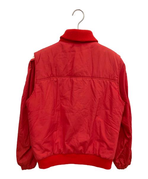 adidas（アディダス）adidas (アディダス) DESCENTE (デサント) ジャージ中綿ジャケット レッド サイズ:SIZE Lの古着・服飾アイテム
