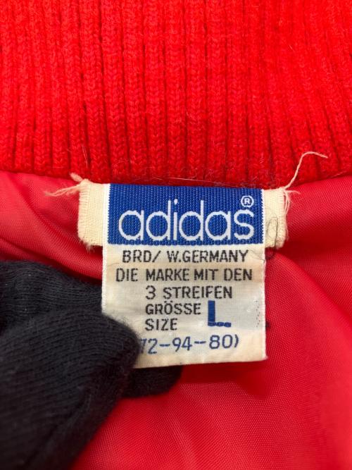 adidas（アディダス）adidas (アディダス) DESCENTE (デサント) ジャージ中綿ジャケット レッド サイズ:SIZE Lの古着・服飾アイテム