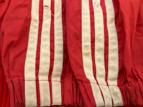 adidas（アディダス）adidas (アディダス) DESCENTE (デサント) ジャージ中綿ジャケット レッド サイズ:SIZE Lの古着・服飾アイテム